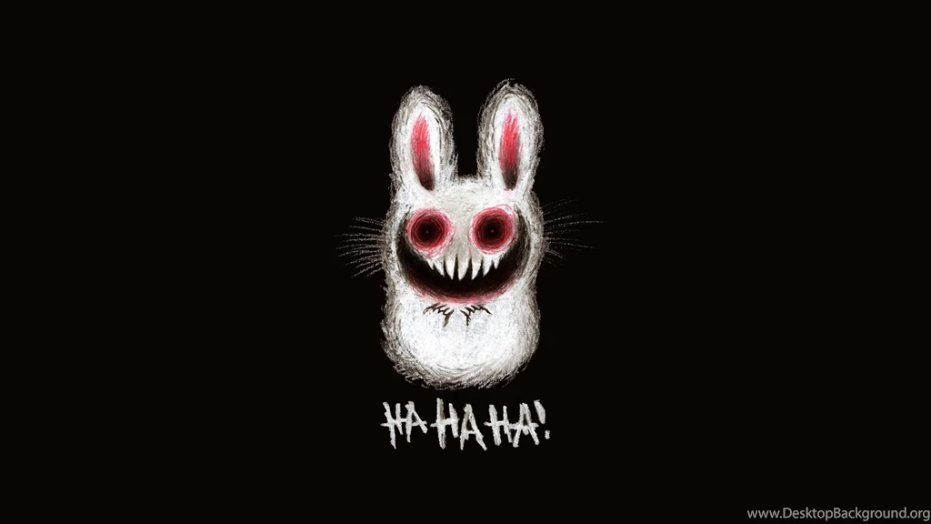 Creepy, Bunnies, Horror, Scary, Minimalistic, Simple Backgrounds ...