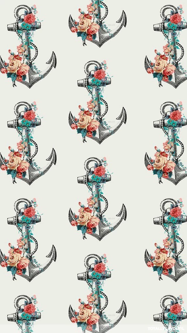 Floral Anchor iPhone Wallpapers   Floral Wallpapers