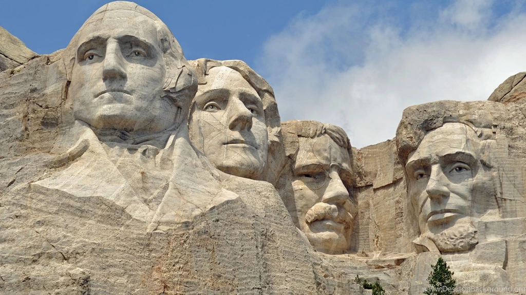 Monuments: Mount Rushmore Roosevelt Washington Jefferson Lincoln ...