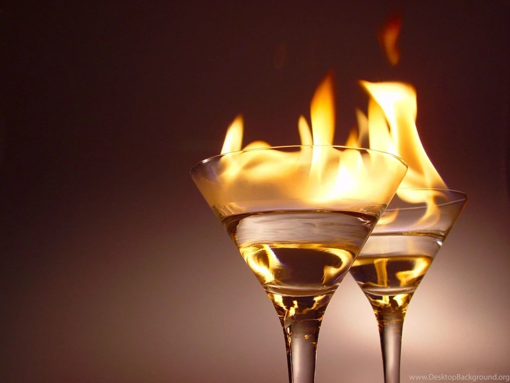 Fiery Martini Desktop Wallpapers