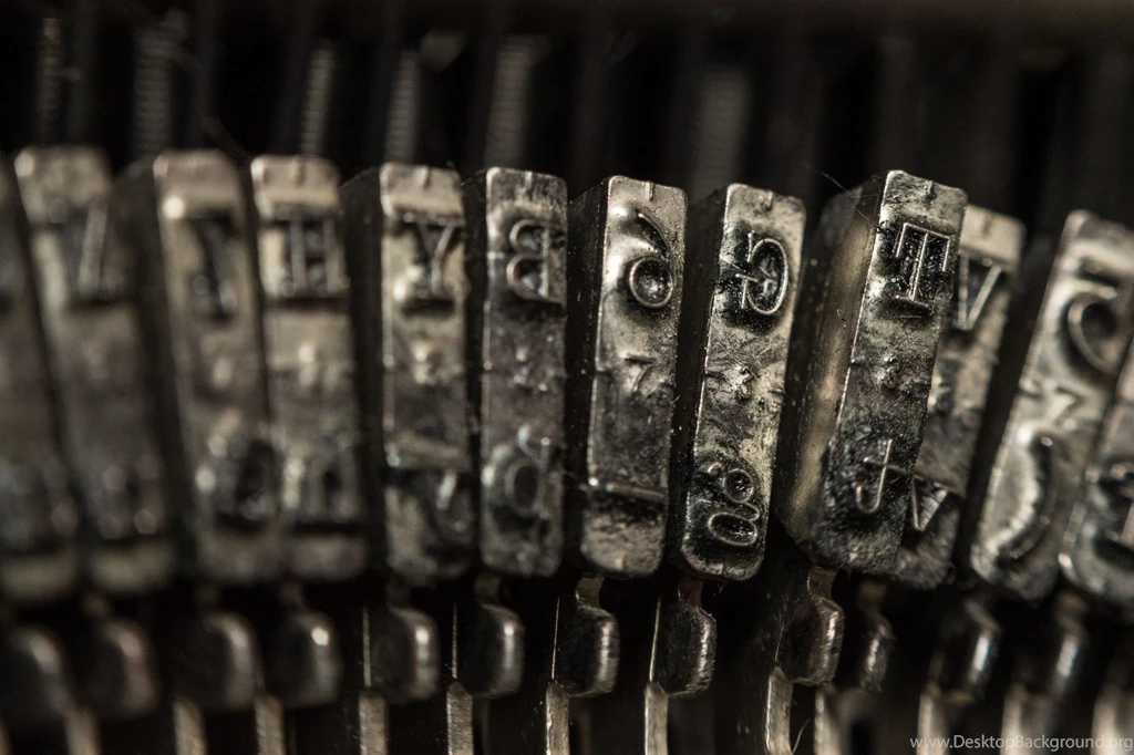 Typography, Typewriters, Vintage, Technology, Monochrome, Metal ...