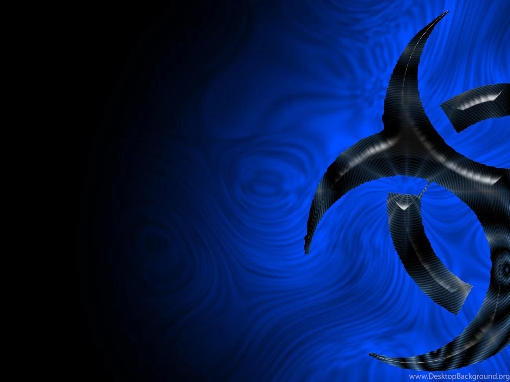 Gallery For   Biohazard Symbol Wallpapers Blue