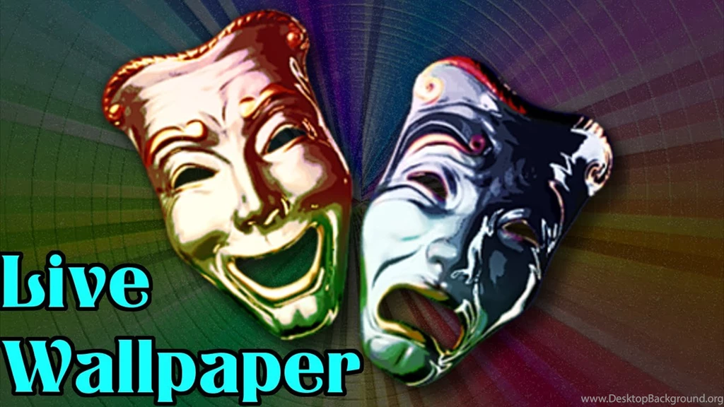 Comedy And Tragedy Masks Live Wallpapers For Android YouTube