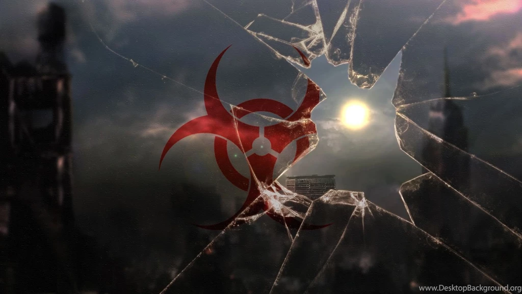 Biohazard Broken Screen