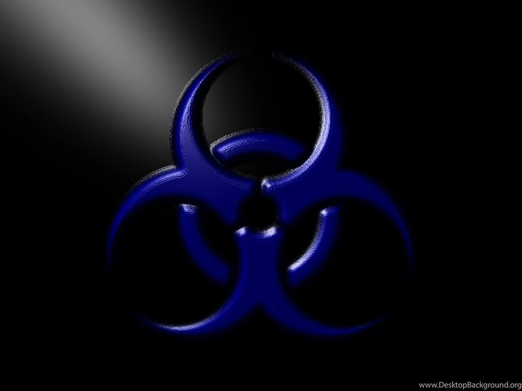 Gallery For   Biohazard Symbol Wallpapers Blue