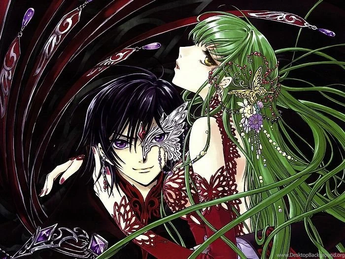 Lelouch And C.C Code Geass Artbook Scans 1600*1200 37 Wallcoo.net