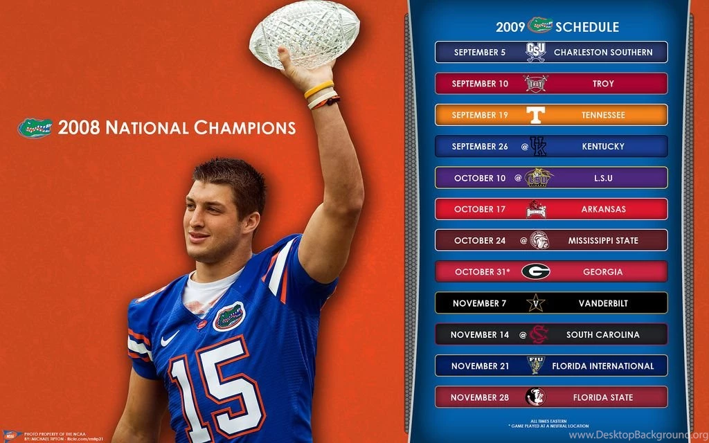 2009 Florida Gators Schedule Wallpapers   A Photo On Flickriver