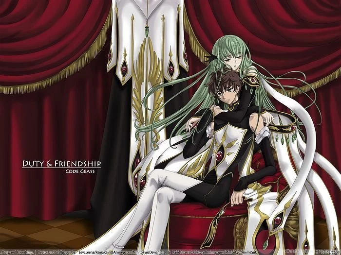 Suzaku And C.C Code Geass Wallpapers 1600*1200 5 Wallcoo.net