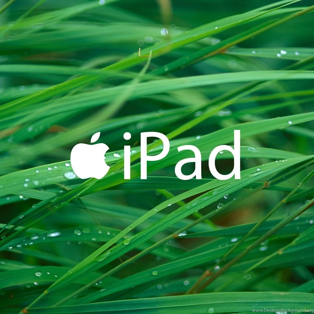 Apple Grass With iPad Text 1024x1024 Wallpapers, 1024x1024 ...