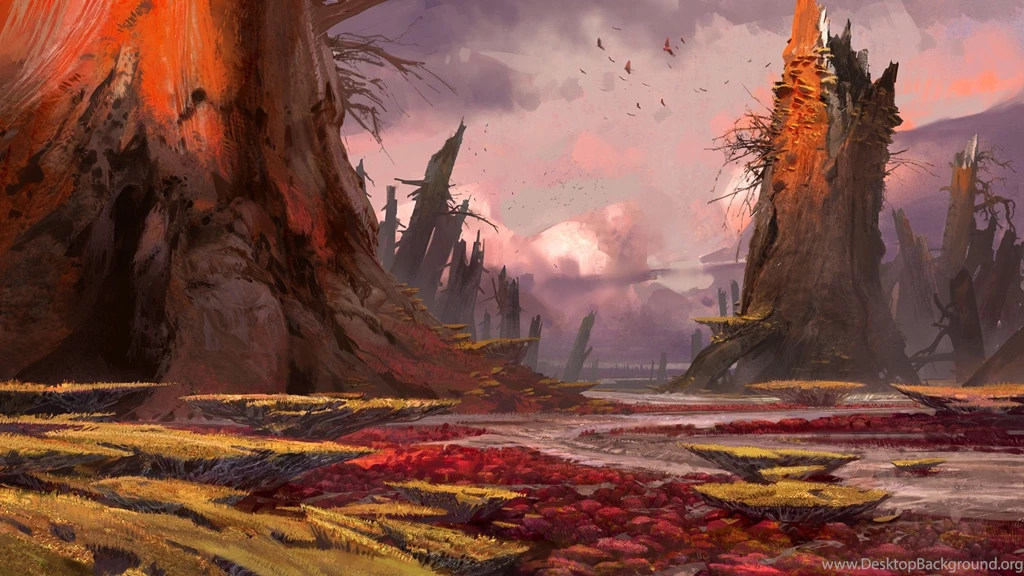 Landscapes Birds Concept Art Artwork Bungie Destiny (video Game ...
