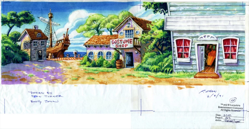 Monkey Island 2: LeChuck's Revenge (Concept Art)