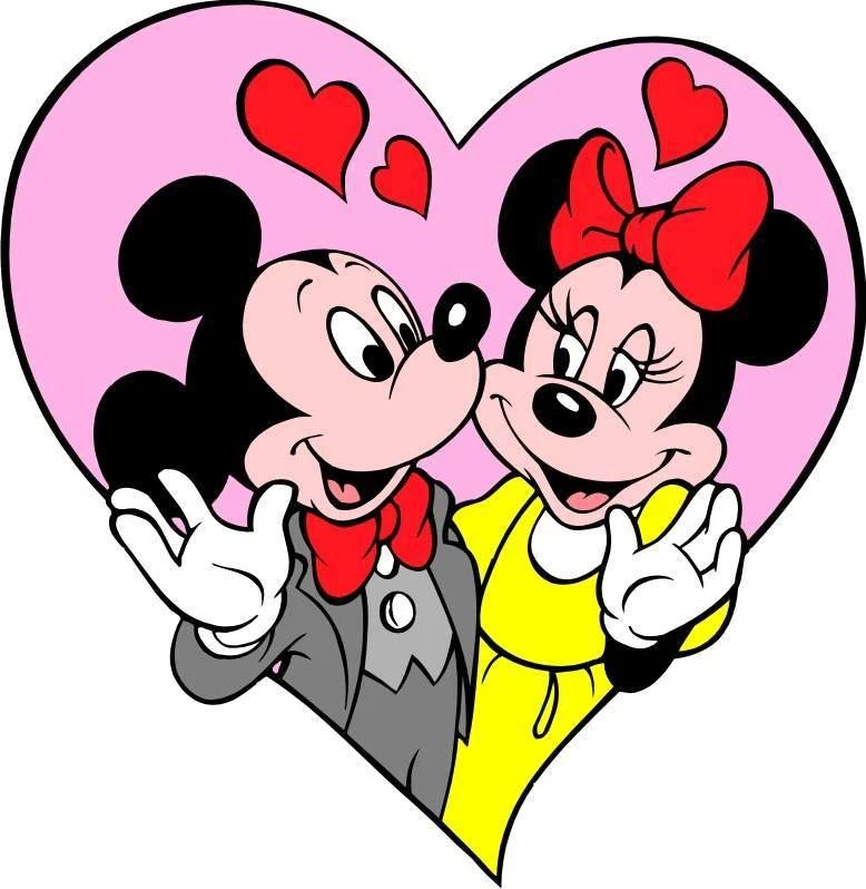 778x798px Cute Mickey Mouse And Minnie Mouse