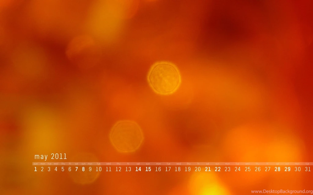 May 2011 Calendar Desktop Wallpapers