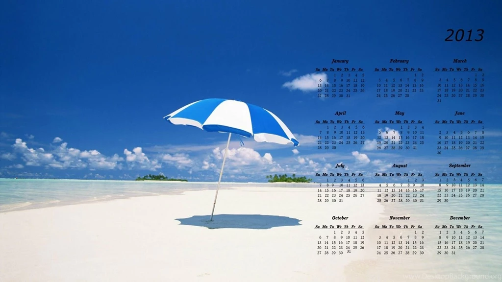 Desktop Wallpapers Calendar 2013 Software