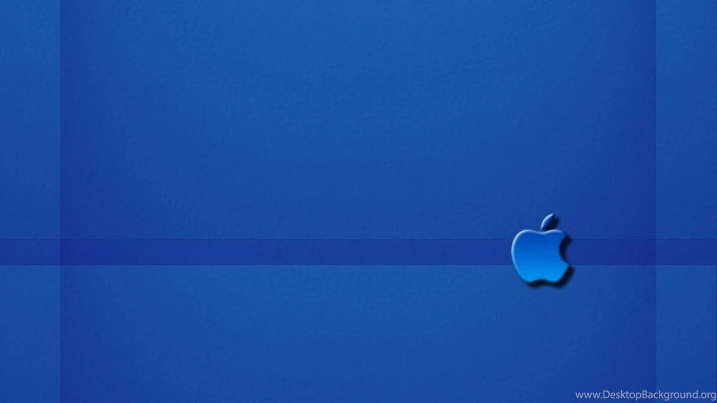 BLUE APPLE WALLPAPER   (