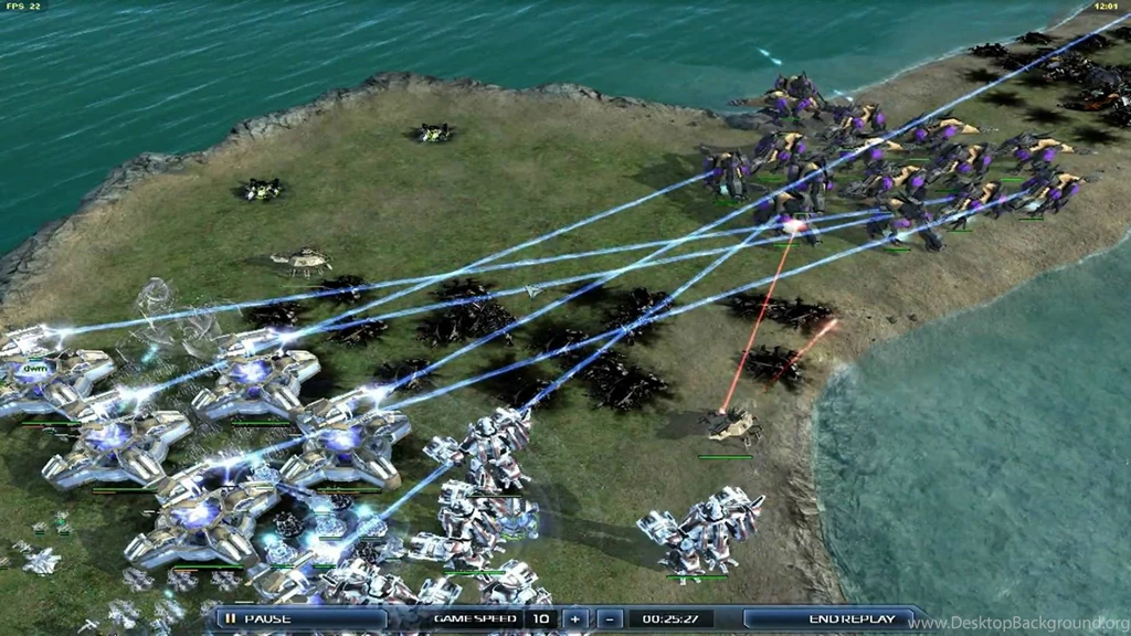 Supreme Commander 2   Full Match Gameplay[Part 2/7] Experimental ...