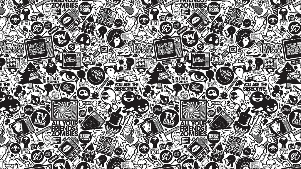 White And Black Wallpapers Designs