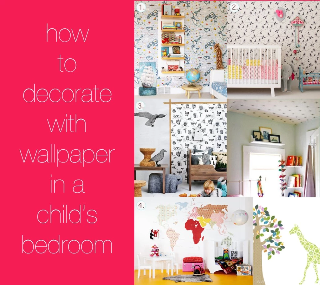 Stephmodo: How To Use Wallpapers To Decorate A Child's Bedroom