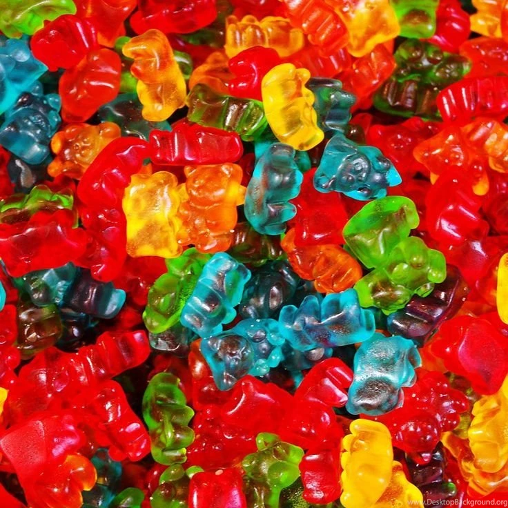 Yummy Piles Of Gummy Bears:)