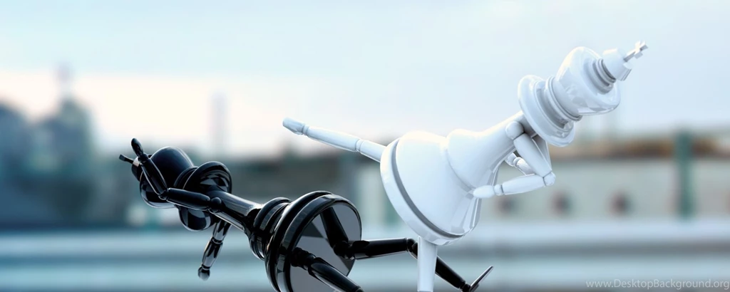 Download Wallpapers 2560x1024 Chess, Pieces, Fighting, Board Dual ...