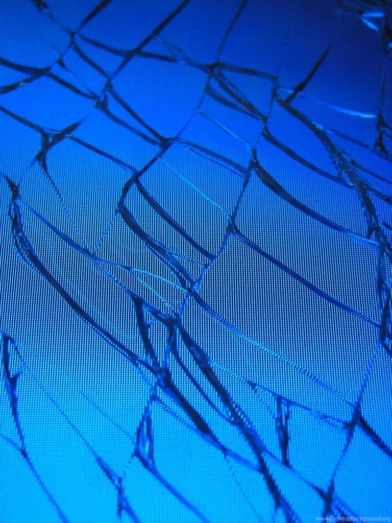 Cracked Iphone Screen   Blue Screen Of Death   Day 6