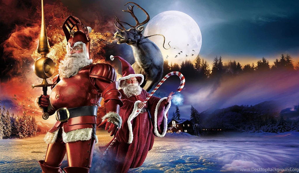 Moon, Jest, Santa Claus Wallpapers And Images Wallpapers ...