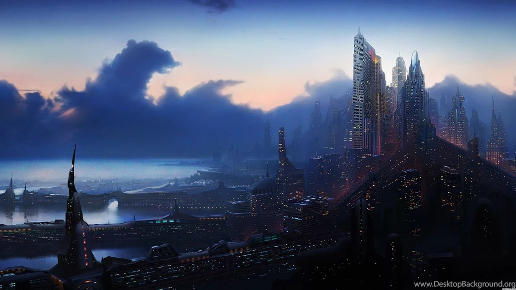 1920x1080px Night City In Future Wallpapers