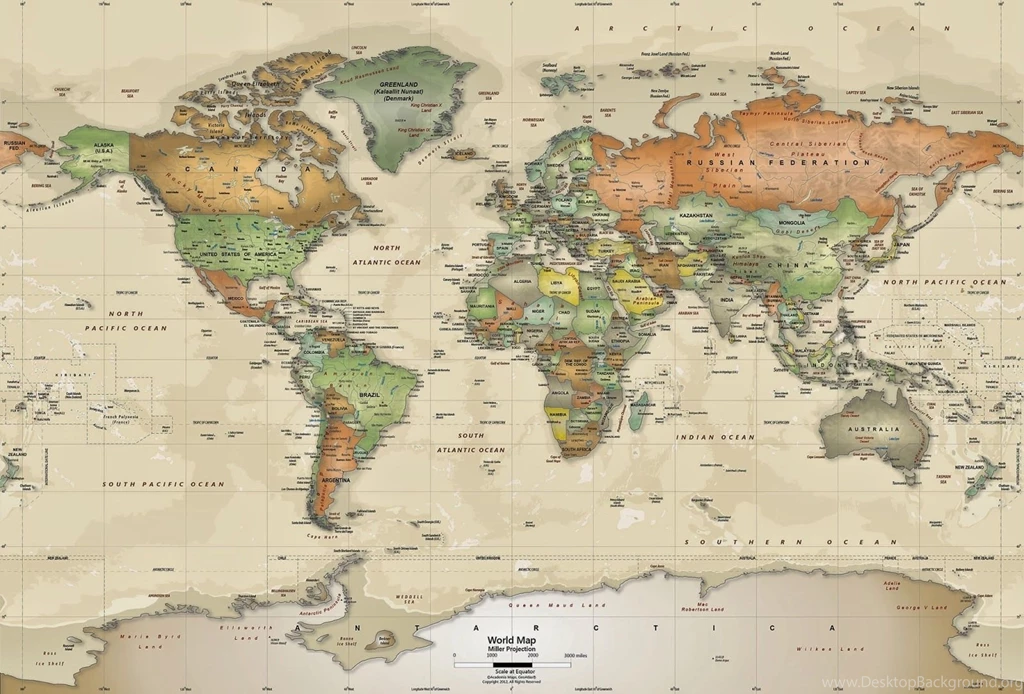 World Map Wallpapers