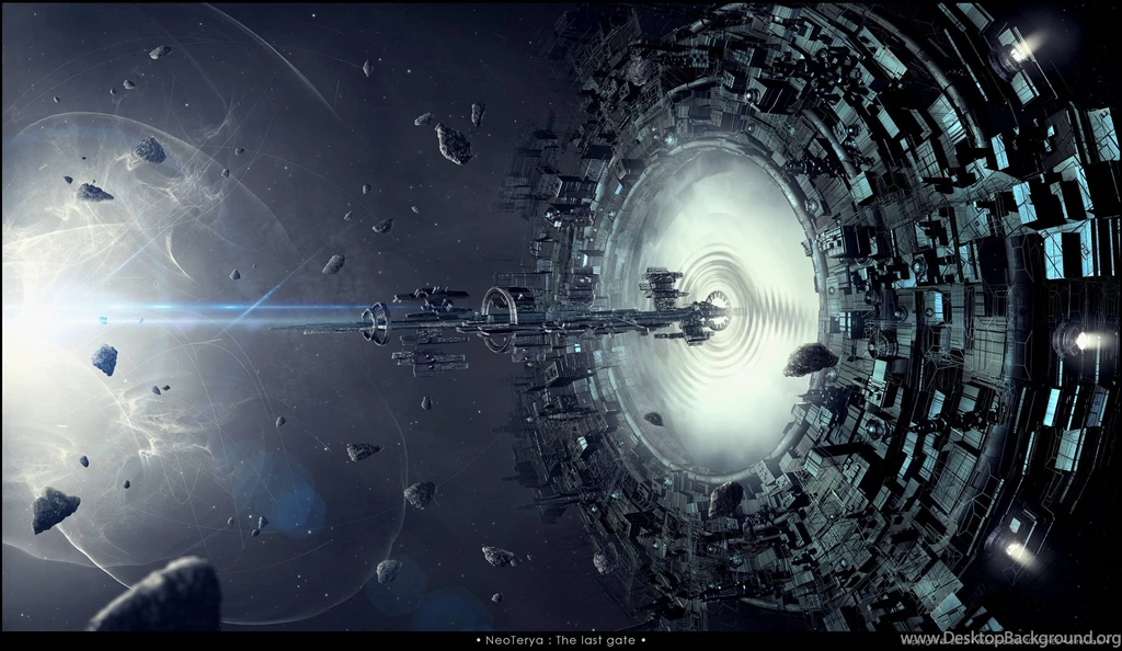 Spaceship Wormhole Debris Future Wallpapers BACKGROUND WALLPAPER ...