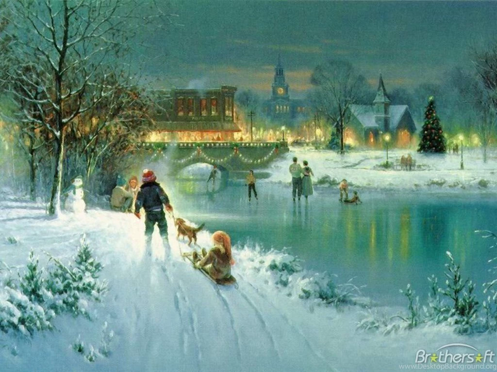 Download Free Christmas Skating Wallpaper, Christmas Skating ...