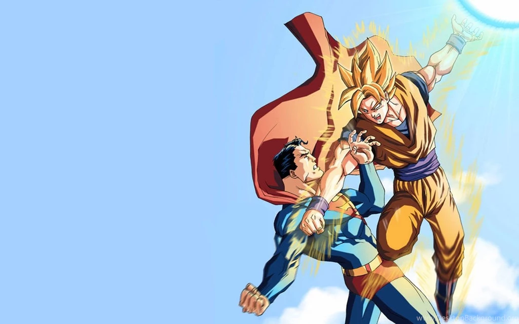 Download Son Goku Superman Dragonball Wallpapers 1280x800