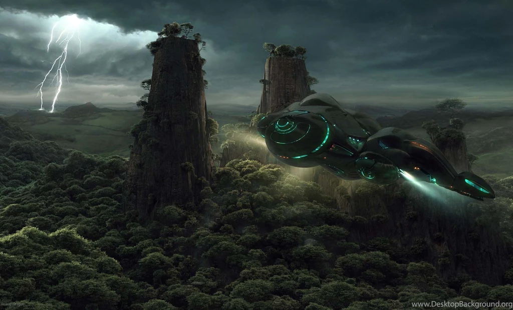 Space Spaceship Wide Wallpapers DreamLoveWallpapers