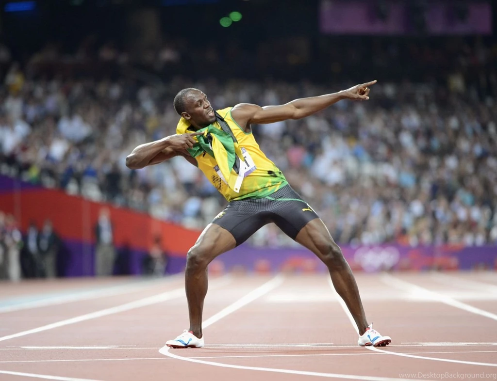 Wallpaper: Usain Bolt "Quickest Man On The Global"