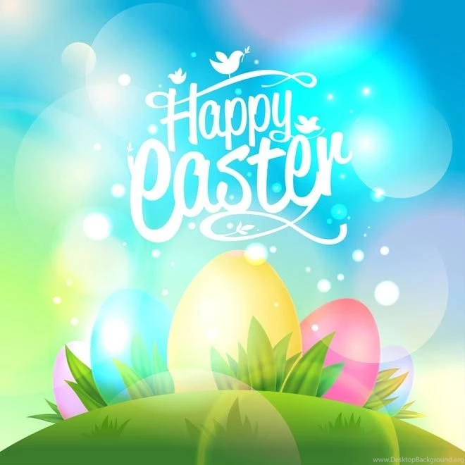 Free Vector Abstract Lighting Happy Easter Backgrounds