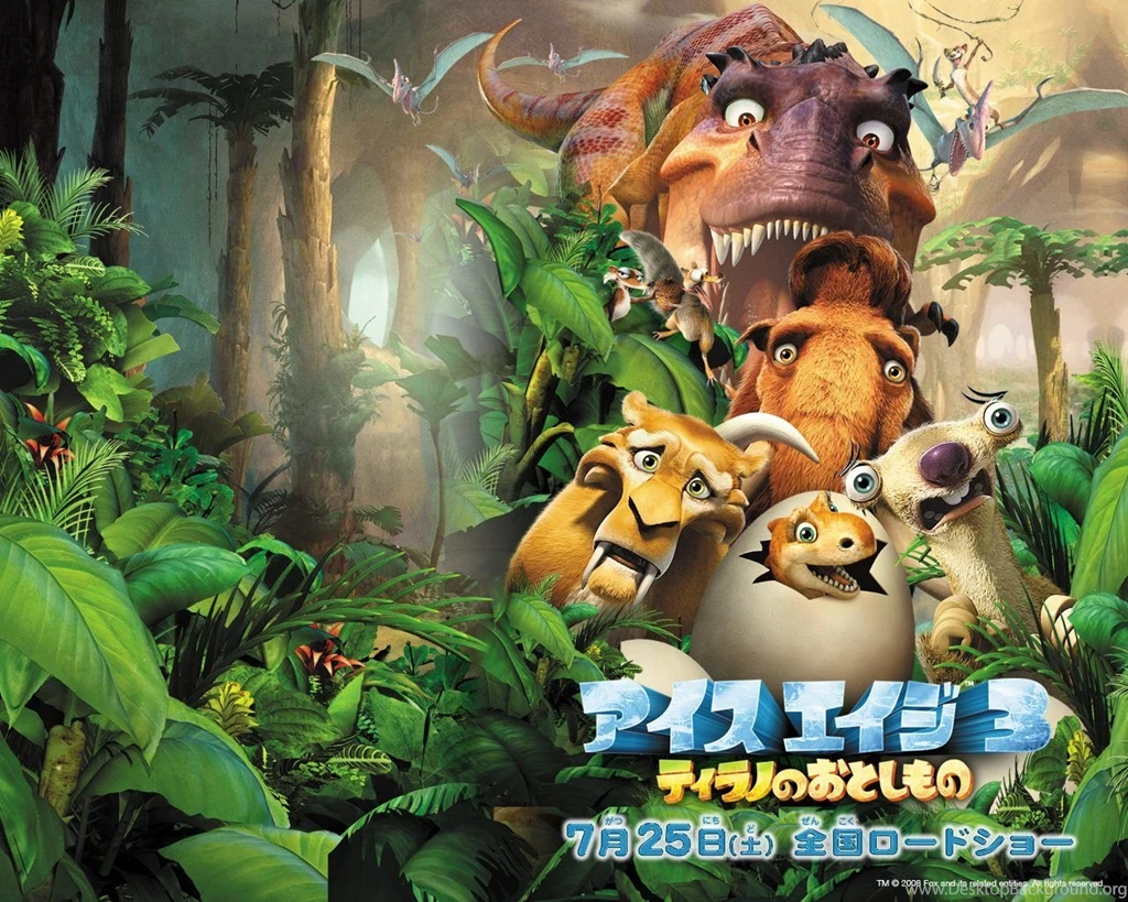 Ice Age: Dawn Of The Dinosaurs Desktop Wallpapers