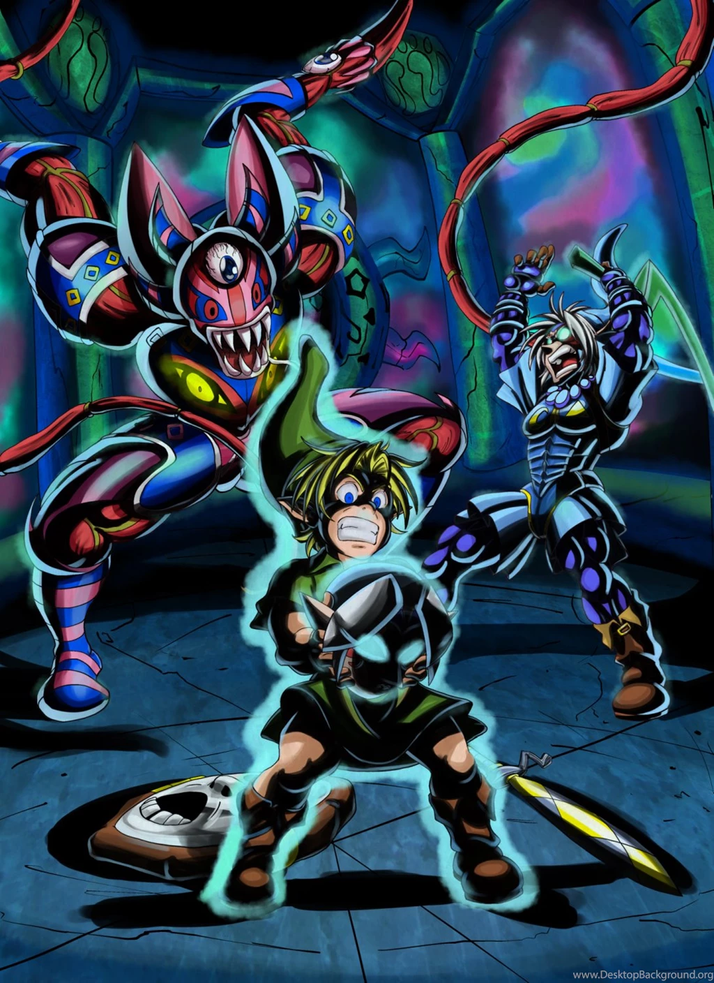 Majora's Moon Kid And Fierce Deity Mask By Awasai On DeviantArt