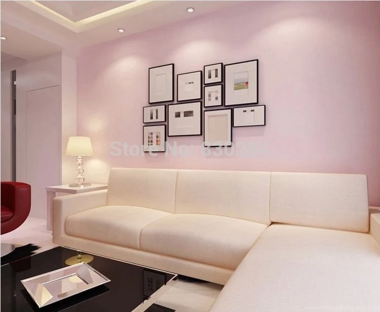 Green Wallpapers Home Decor Solid Color Vinyl Wall Paper Embossed ...