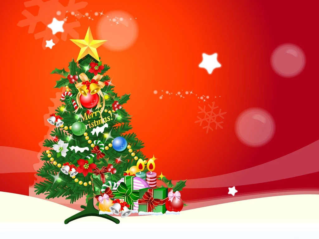 Christmas Tree Cartoon Wallpaper HD Funny And Amazing Wallpapers.