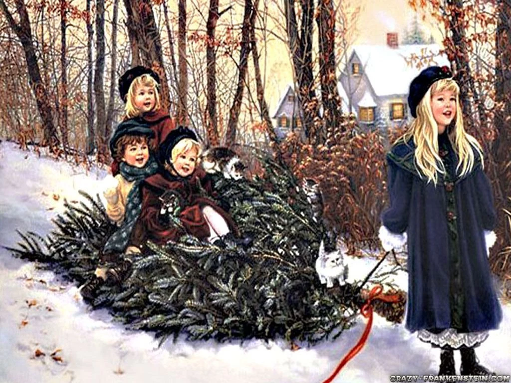 Old Fashioned / Vintage Christmas Wallpapers Page 2 Crazy ...
