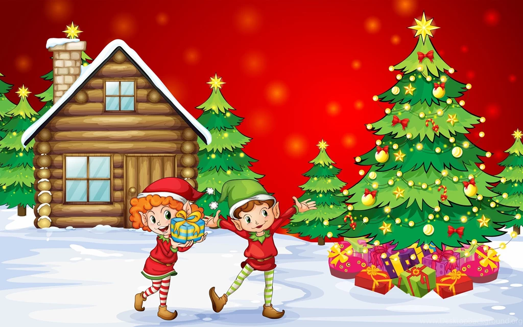 Download Wallpapers 2560x1600 Happiness, Gifts, Boy, Snow, Kids ...