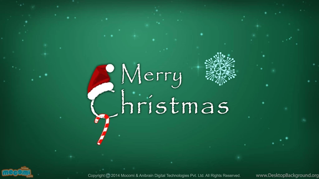 Merry Christmas  Santa Hat   Desktop Wallpapers For Kids