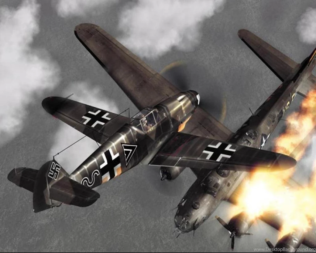 DeviantArt: More Like Messerschmitt ME 109 Vs B17 By PlimbaUrsu