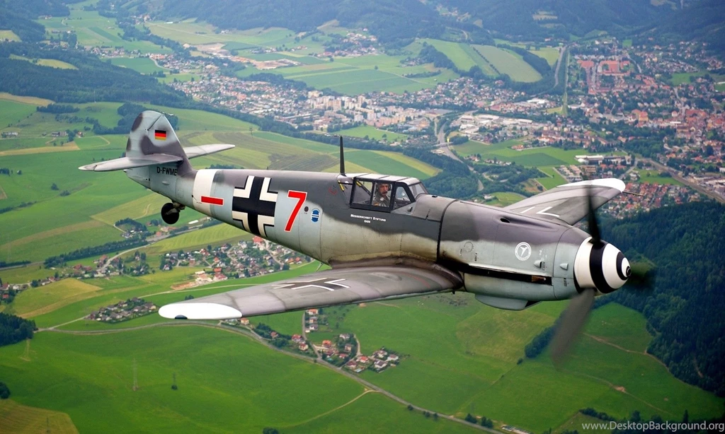 Messerschmitt 109 German Ww2 Me109 Plane Wwii Luftwaffe 01 ...