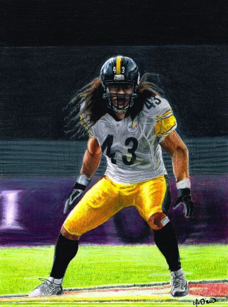 43 Troy Polamalu By Kalmek182 On DeviantArt