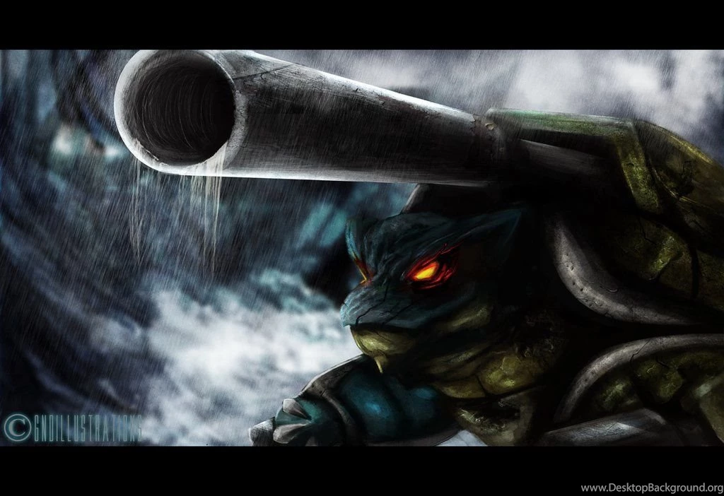 Mega Blastoise Enters The Battle By Rawrkeeper On DeviantArt
