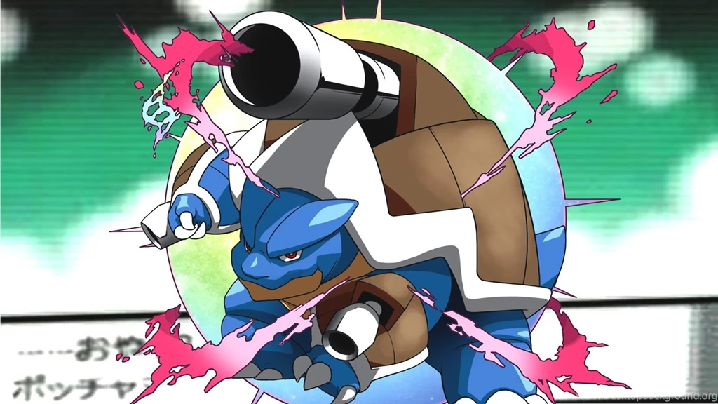Pokemon X/Y: Blastoise's Mega Evolution! Speed Art YouTube