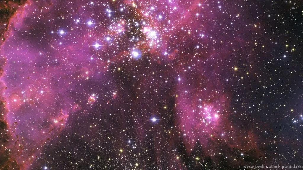 Outer Space Stars Galaxies Purple Wallpapers