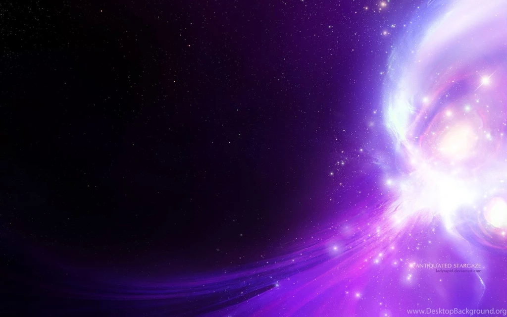 Full HD Wallpapers + Space, Purple, Stars, By Robin De Blanche