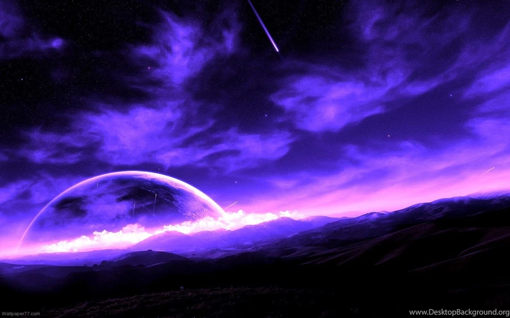 Purple Planets In Space Pics About Space
