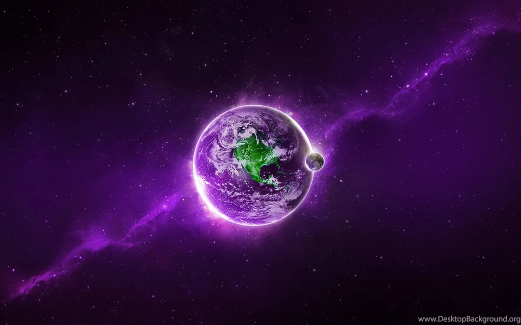 Full HD Wallpapers + Purple, Space, Planets, Stars, Earth